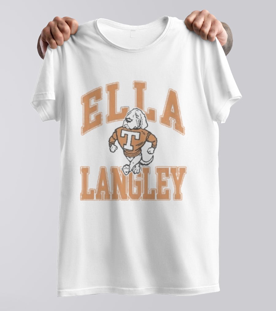 Ella Langley Live At Food City Center Knoxville With Iconic Tennessee Mascot T T-Shirt