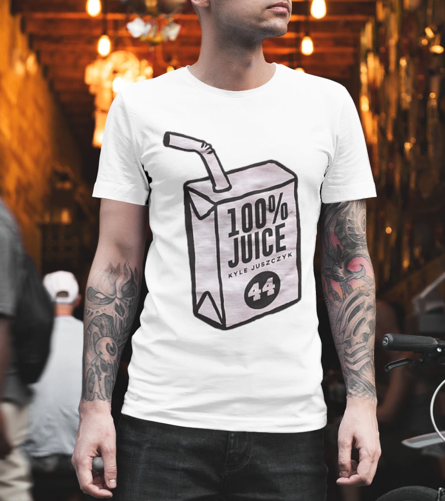 Kyle Juszczyk 100 Percent Juice 44 San Francisco 49ers Carton T-Shirt