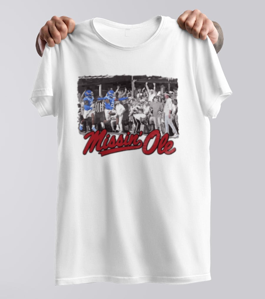 Lane Kiffin Missin Ole Ole Miss Rebels NCAA Football T-Shirt
