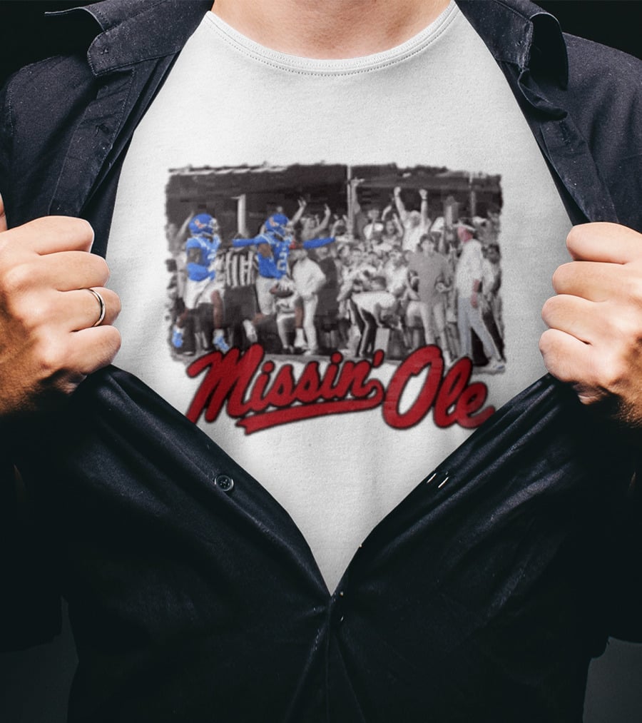 Lane Kiffin Missin Ole Ole Miss Rebels NCAA Football T-Shirt