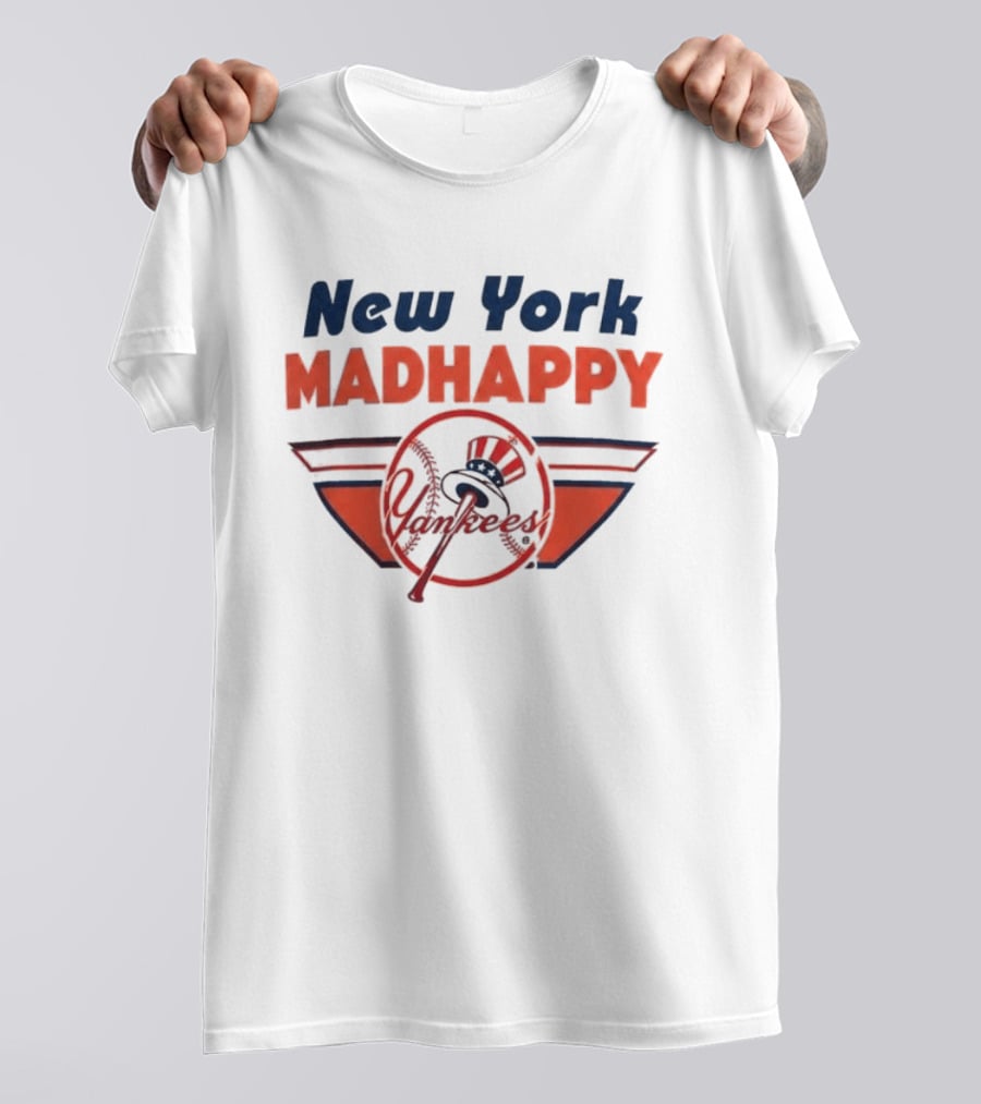Madhappy New York Yankees 2026 Collaboration With Iconic Baseball T-Shirt