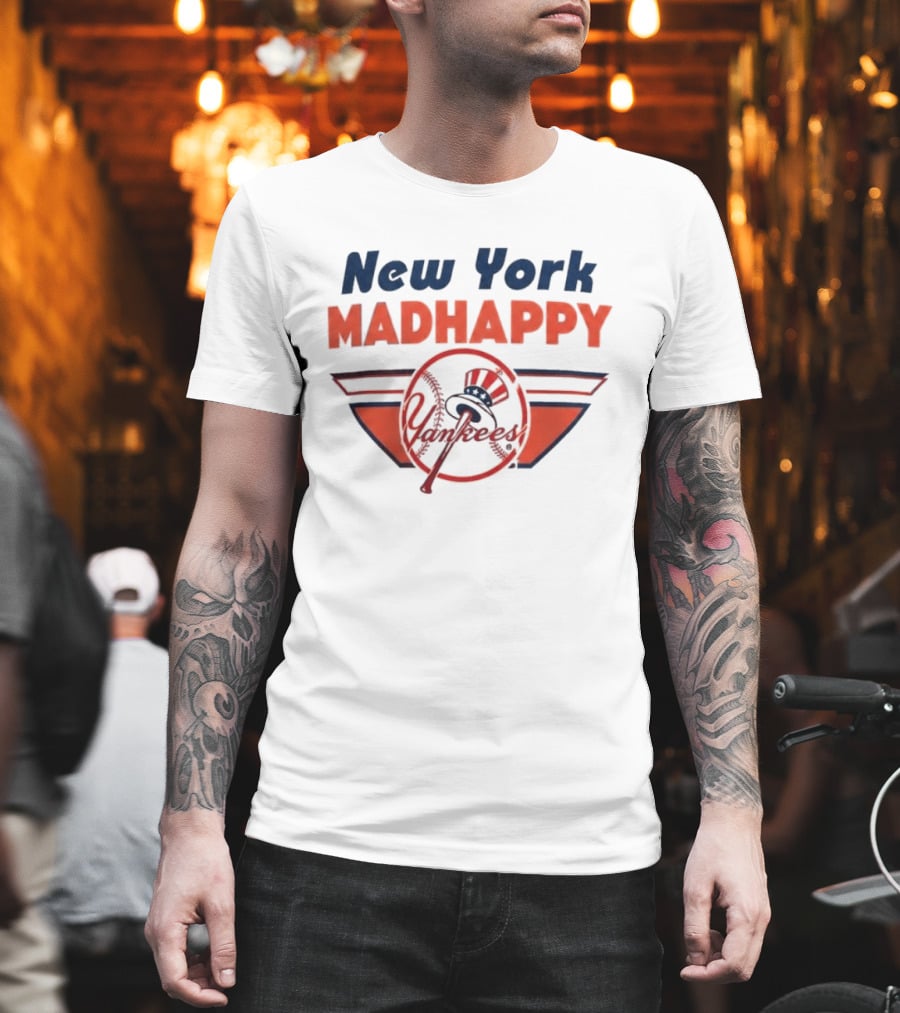 Madhappy New York Yankees 2026 Collaboration With Iconic Baseball T-Shirt