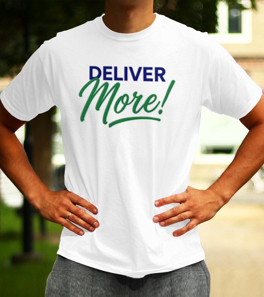 Deliver More Meals On Wheels Campaign T-Shirt