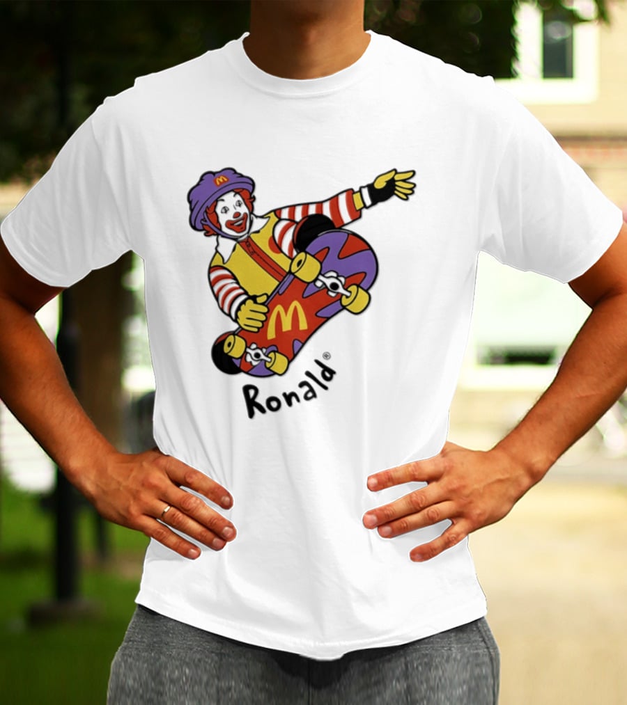 Ronald McDonald Skateboarding McDonald's Fun T-Shirt