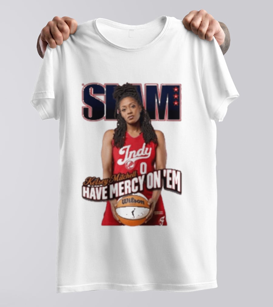 SLAM Indy Kelsey Mitchell Have Mercy On 'Em Basketball T-Shirt