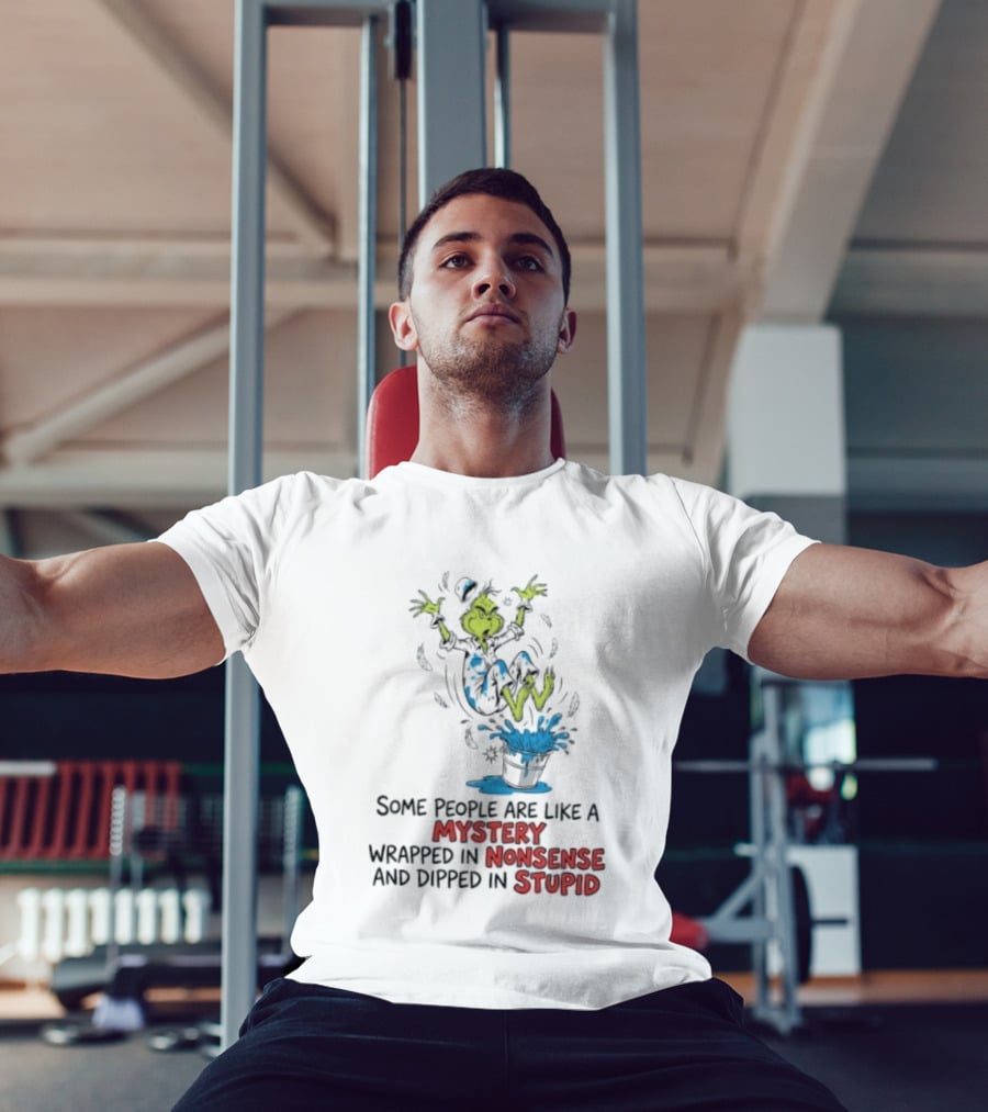 The Grinch Some People Are Like A Mystery Wrapped In Nonsense And Dipped In Stupid T-Shirt