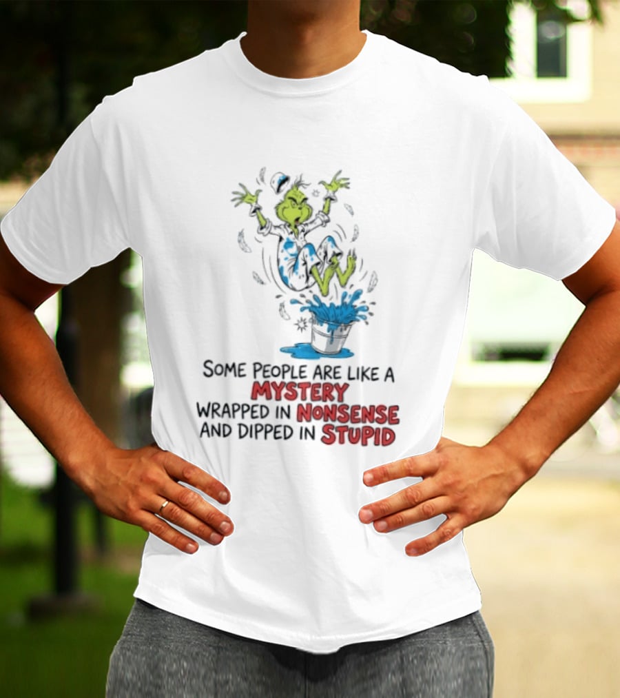 The Grinch Some People Are Like A Mystery Wrapped In Nonsense And Dipped In Stupid T-Shirt