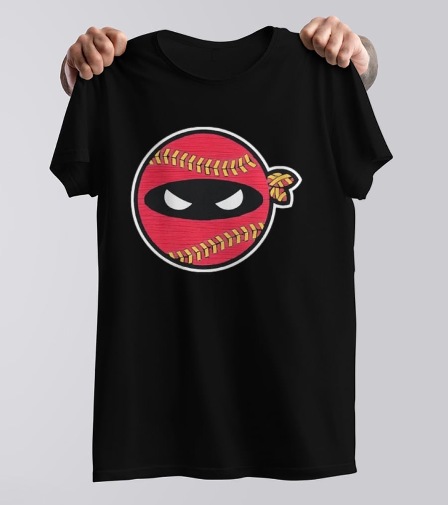 Atlanta Braves Baseball Ninja Face Mask Stitching T-Shirt
