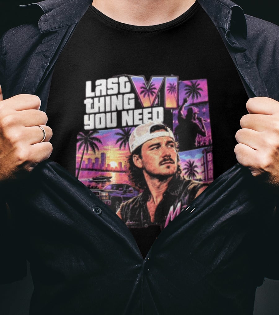 Morgan Wallen Last Thing You Need Miami Vice T-Shirt