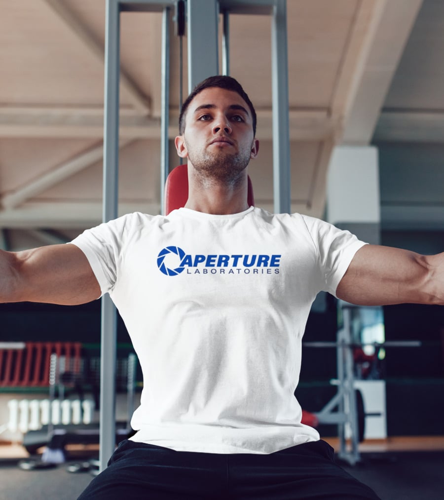 Aperture Laboratories Portal Valve Official Merchandise T-Shirt