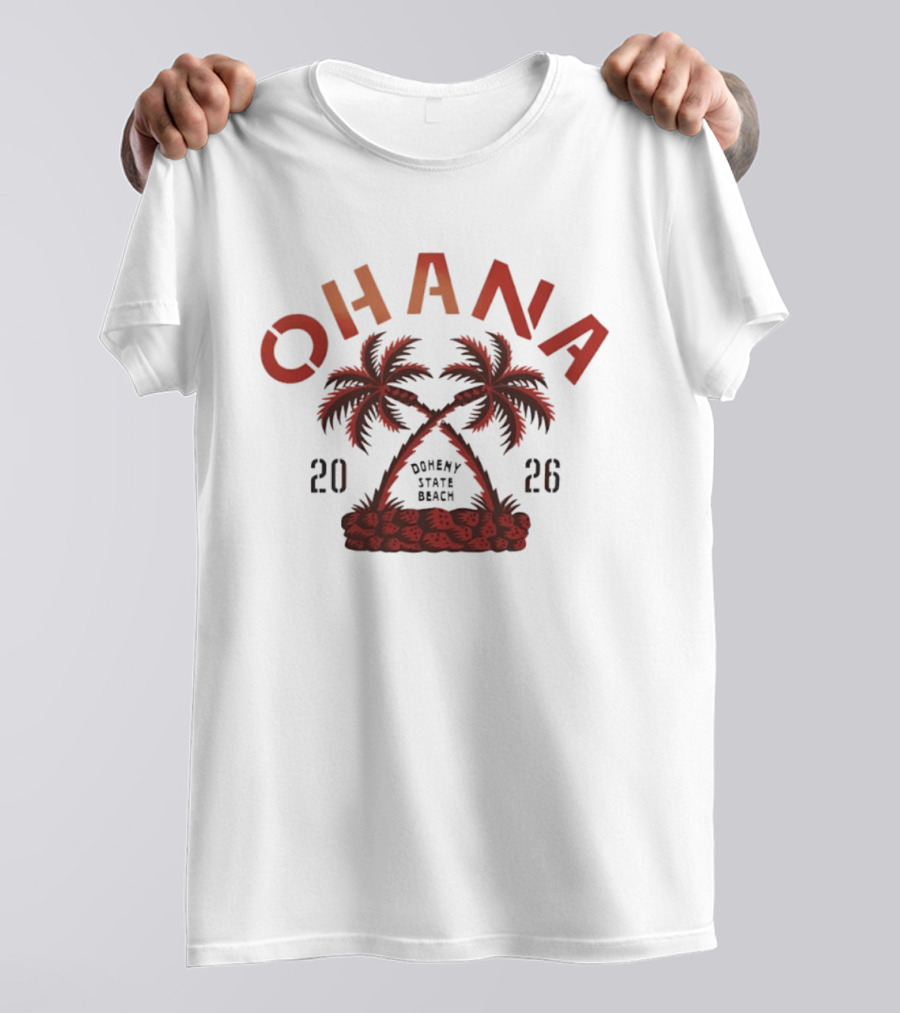 Ohana Doheny State Beach 2026 Palm Trees Summer T-Shirt