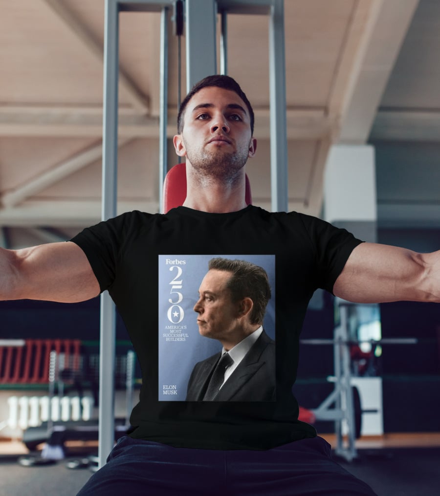 Forbes 250 America's Most Successful Builders Elon Musk T-Shirt