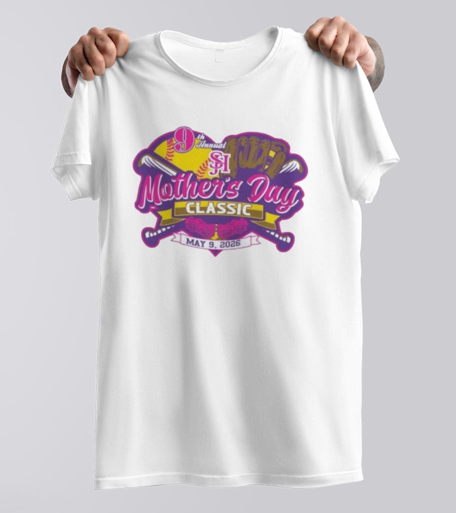 9th Annual SJ Heat Softball Mother's Day Classic May 9 2026 T-Shirt