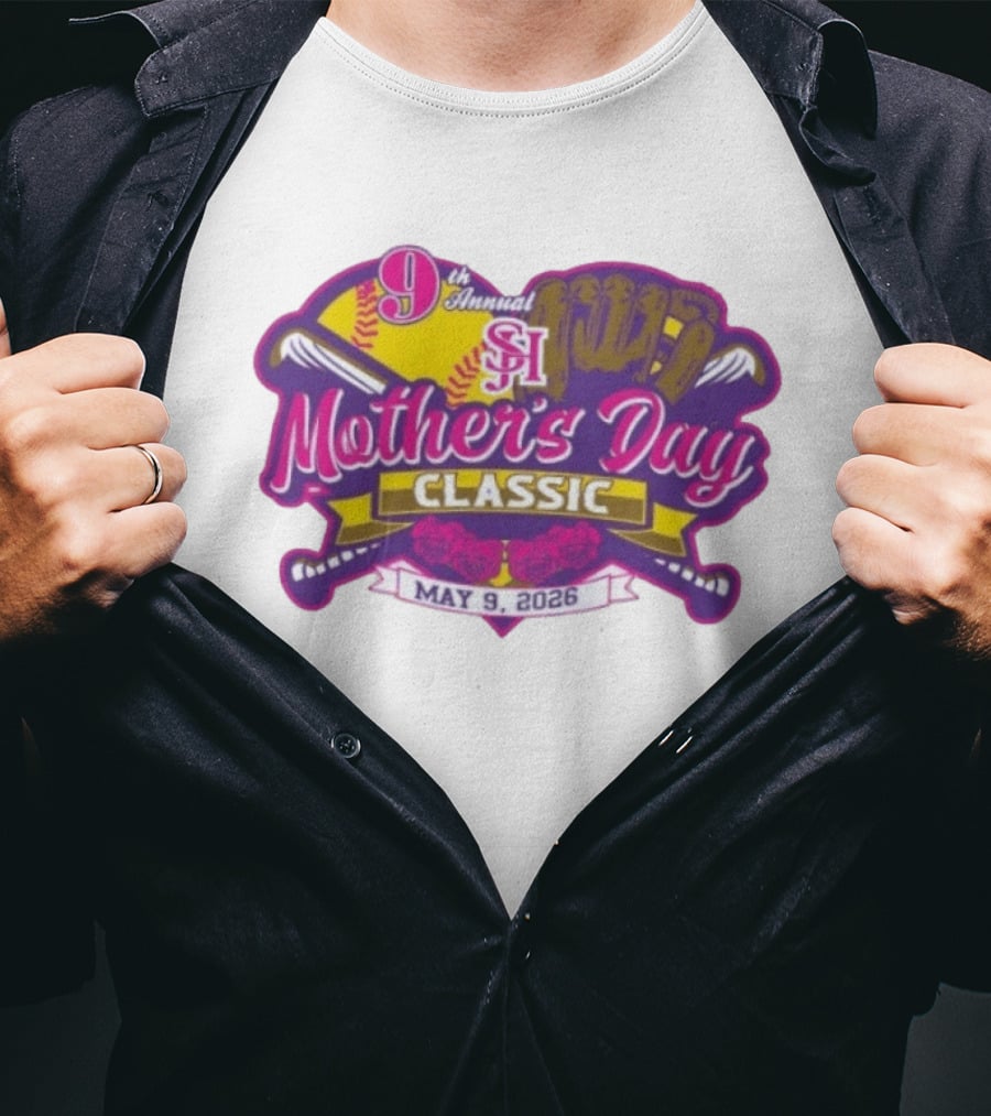 9th Annual SJ Heat Softball Mother's Day Classic May 9 2026 T-Shirt