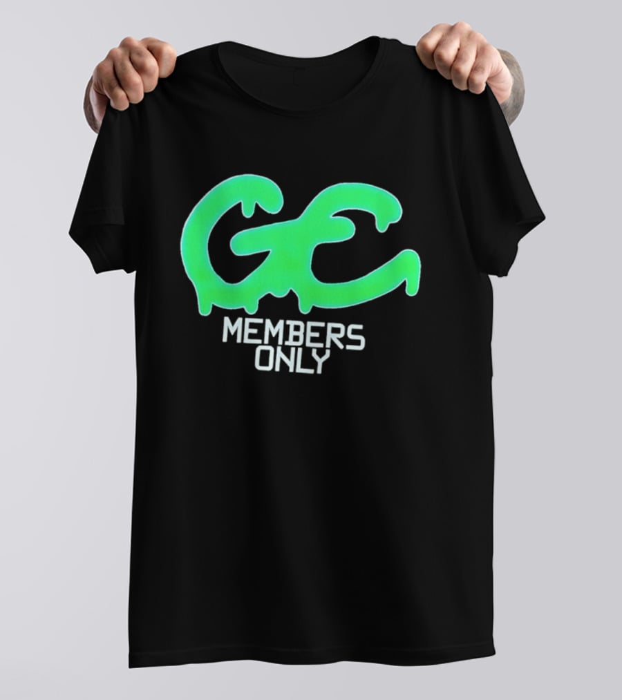GC Members Only Slime Green Dripping T-Shirt