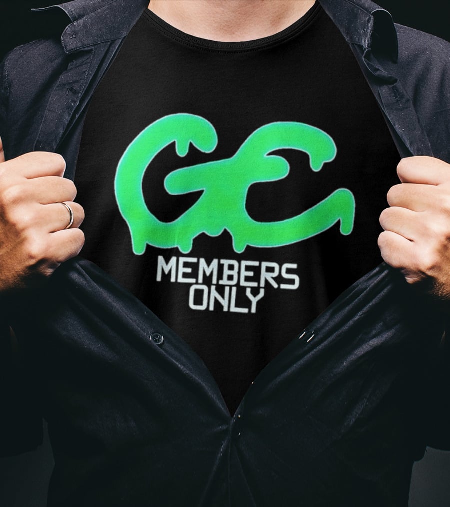 GC Members Only Slime Green Dripping T-Shirt