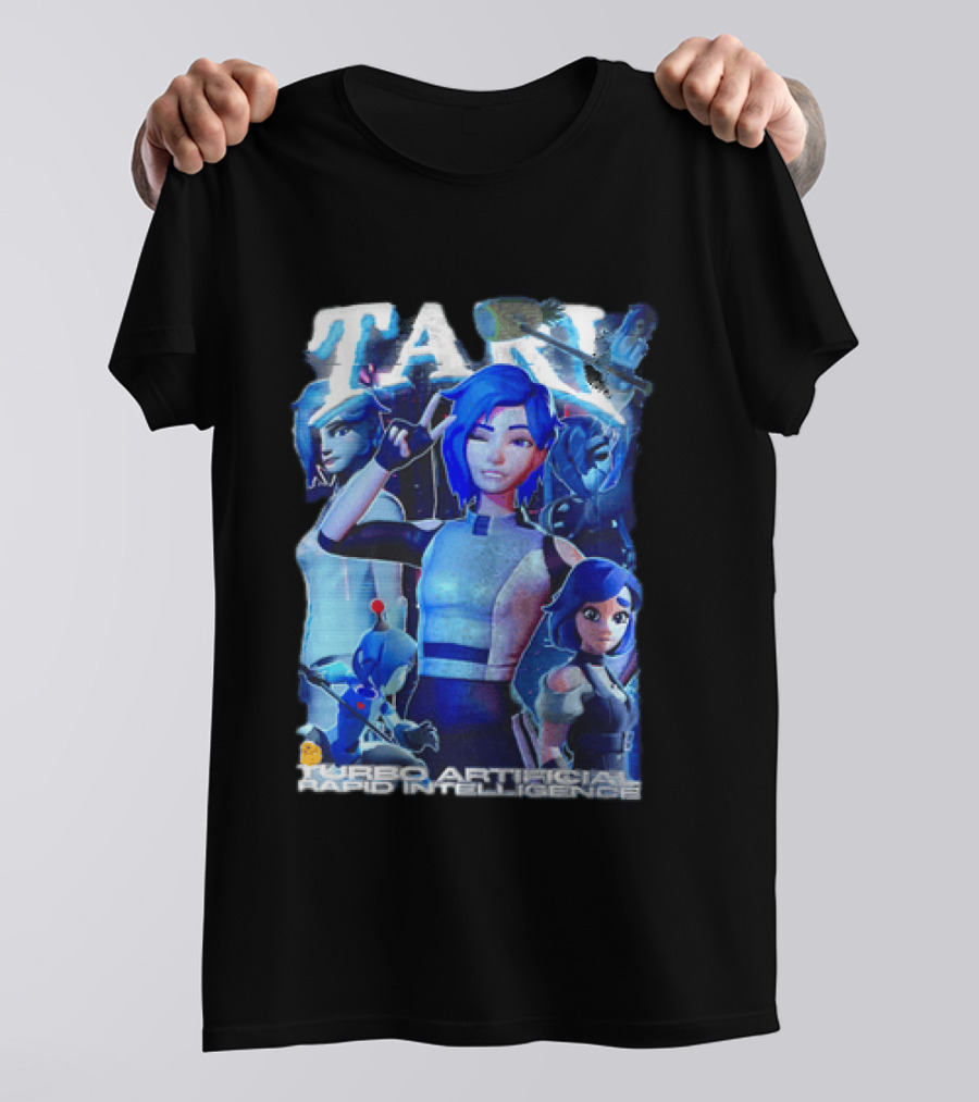 Tari Turbo Artificial Rapid Intelligence Character Montage T-Shirt