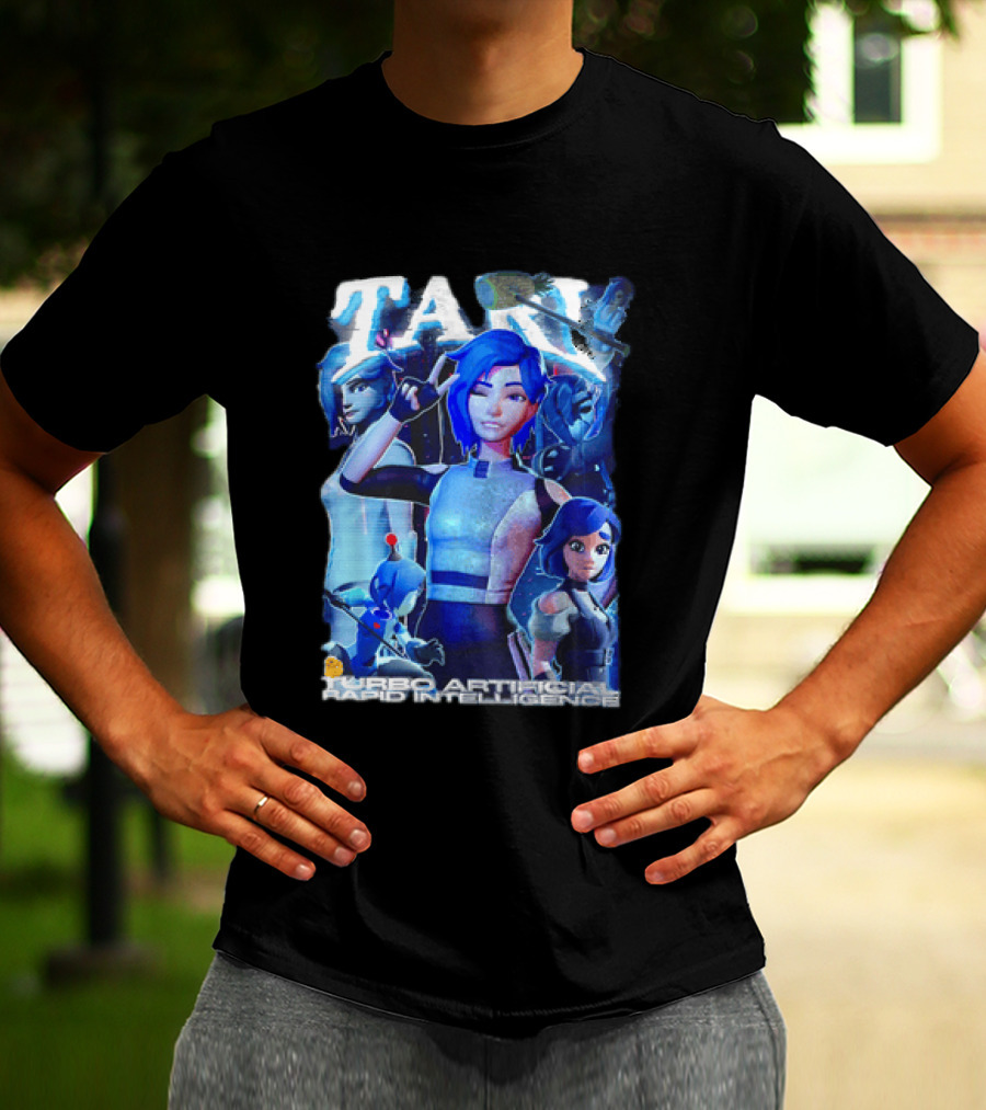 Tari Turbo Artificial Rapid Intelligence Character Montage T-Shirt