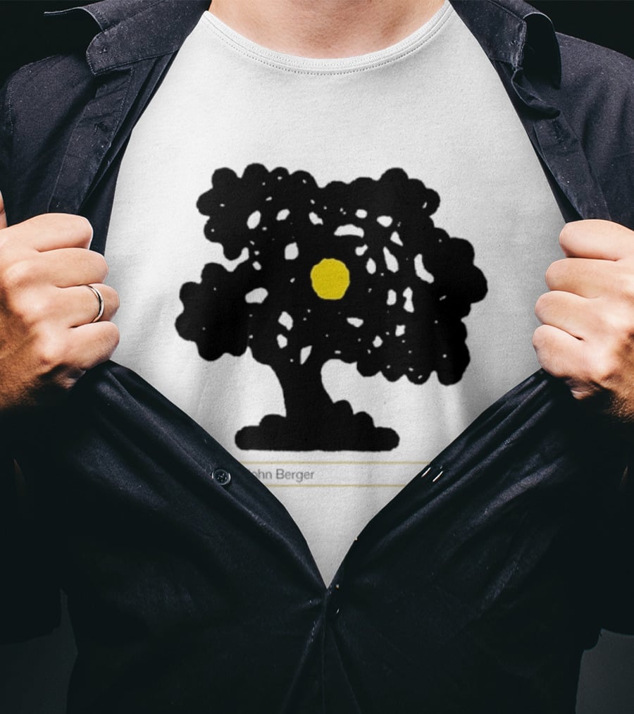The Essential John Berger Ways Of Seeing Tree With Yellow Sun T-Shirt