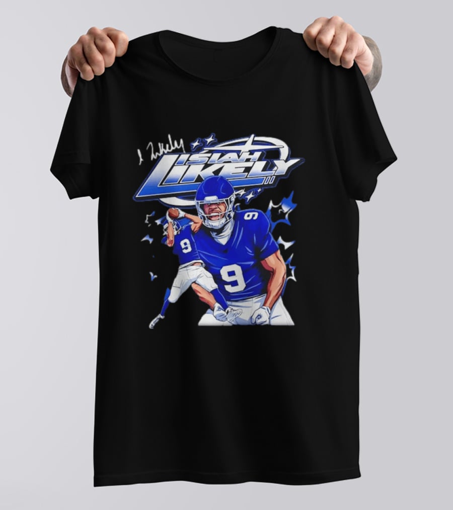 Isiah Likely Baltimore Ravens Number 9 Football T-Shirt