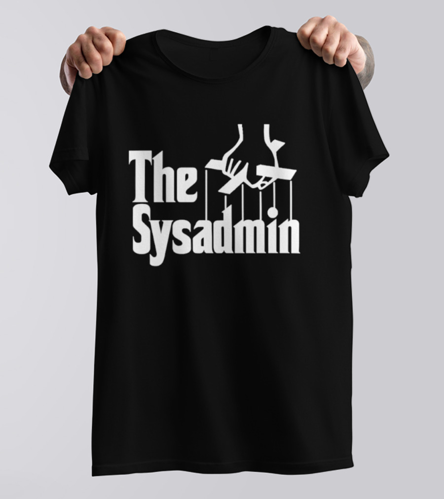 The Sysadmin Puppet Master System Administrator Iconic Hands Strings T-Shirt
