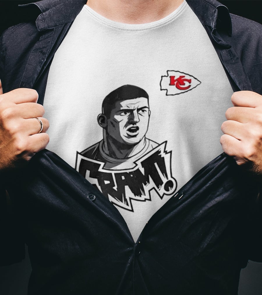 Travis Kelce Kansas City Chiefs GRAM NFL Football Star T-Shirt