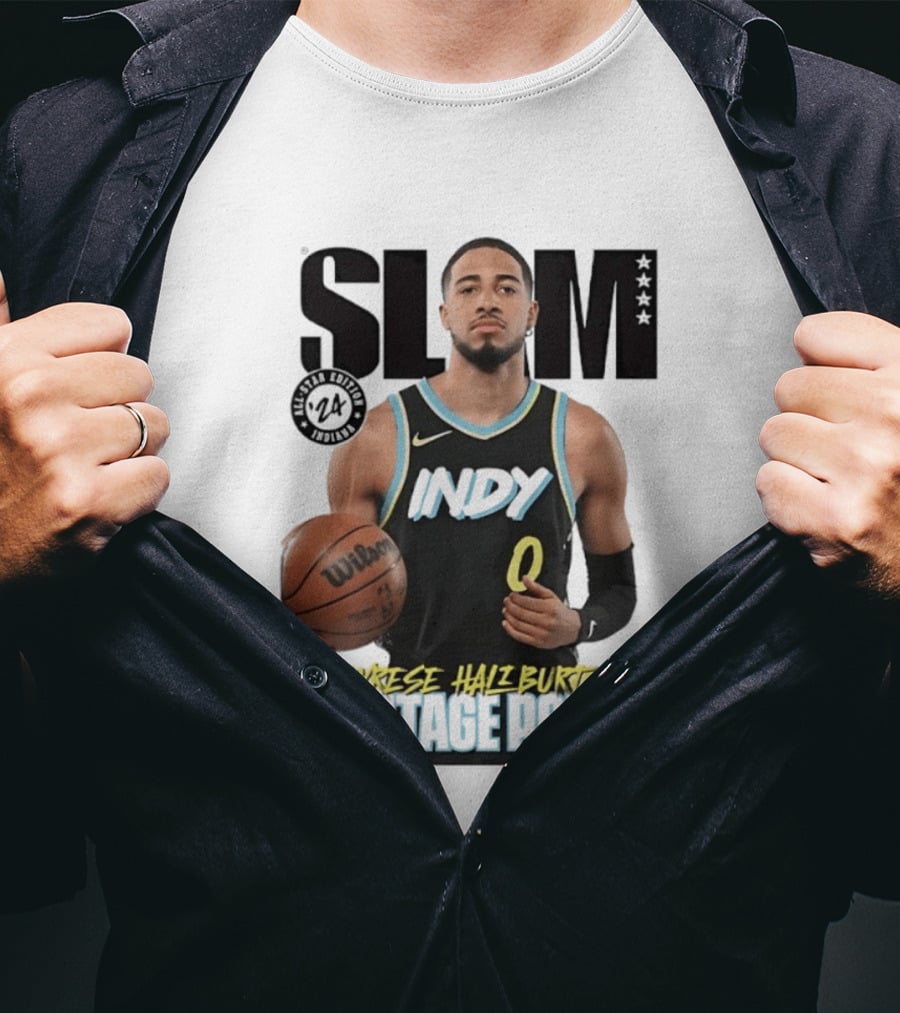 SLAM Magazine Tyrese Haliburton Indy Vintage Point T-Shirt