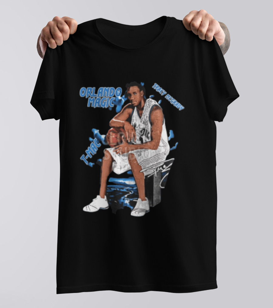 Orlando Magic Tracy McGrady Mac Basketball Legend T-Shirt