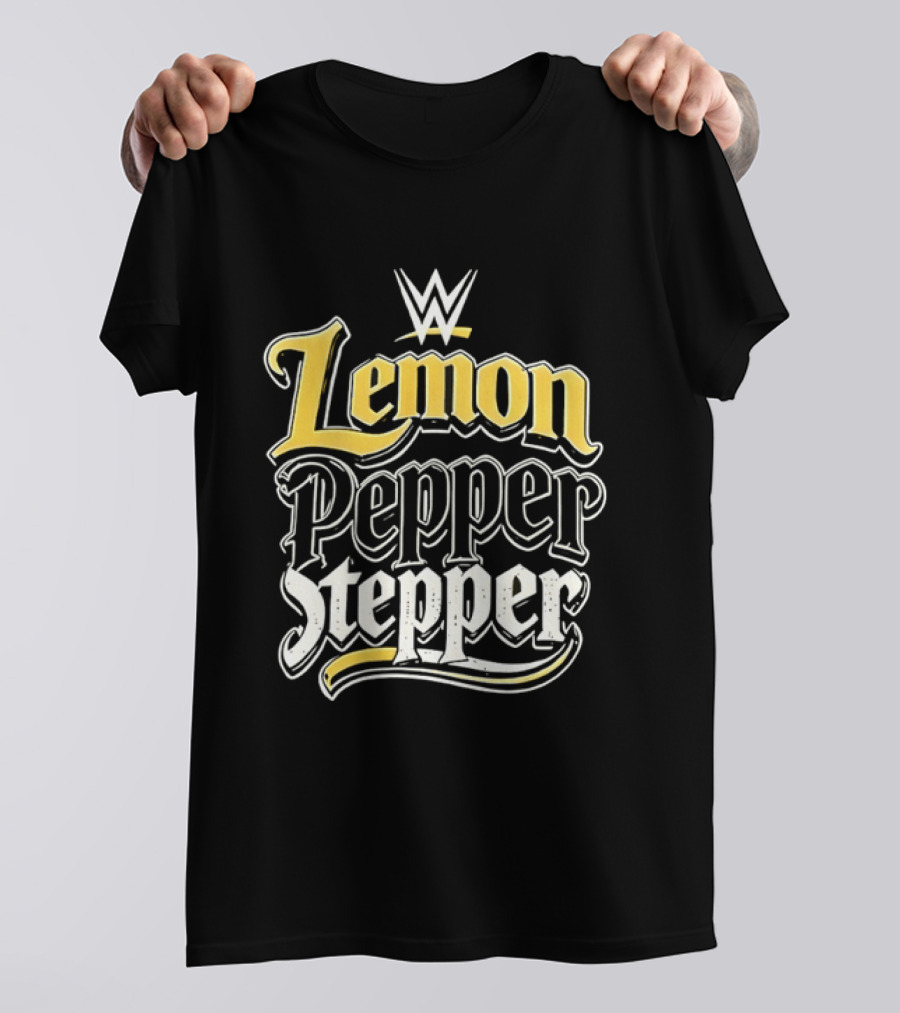 WWE Lemon Pepper Stepper Wrestling Merchandise T-Shirt