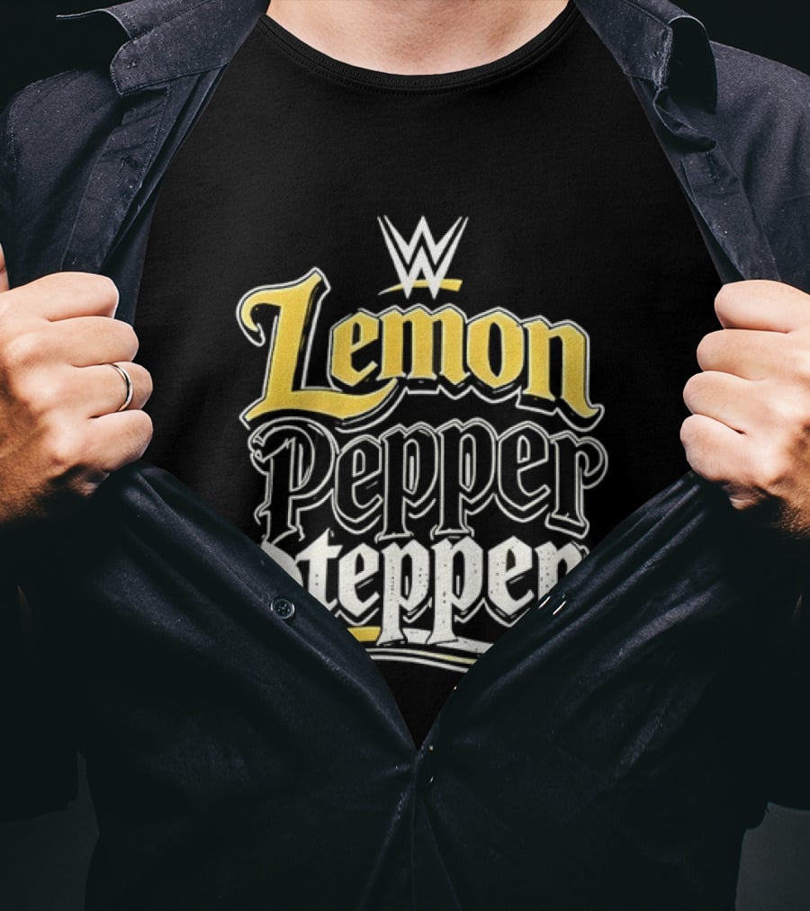 WWE Lemon Pepper Stepper Wrestling Merchandise T-Shirt
