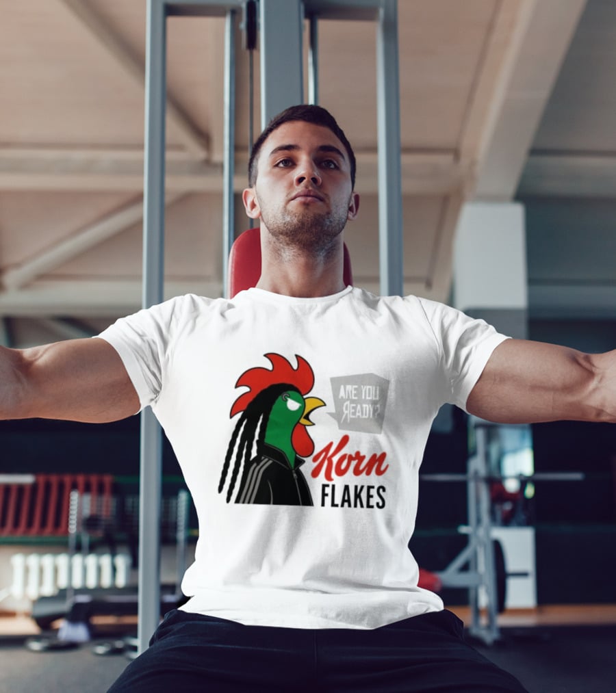 Korn Flakes Are You Ready Rooster Nu Metal T-Shirt