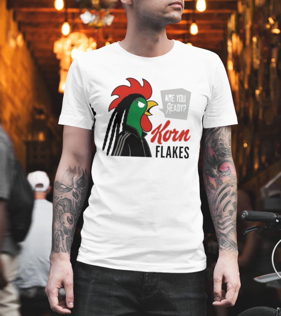 Korn Flakes Are You Ready Rooster Nu Metal T-Shirt