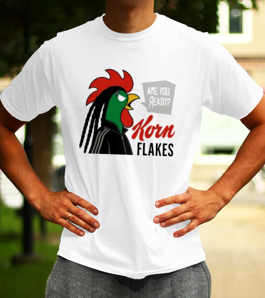 Korn Flakes Are You Ready Rooster Nu Metal T-Shirt