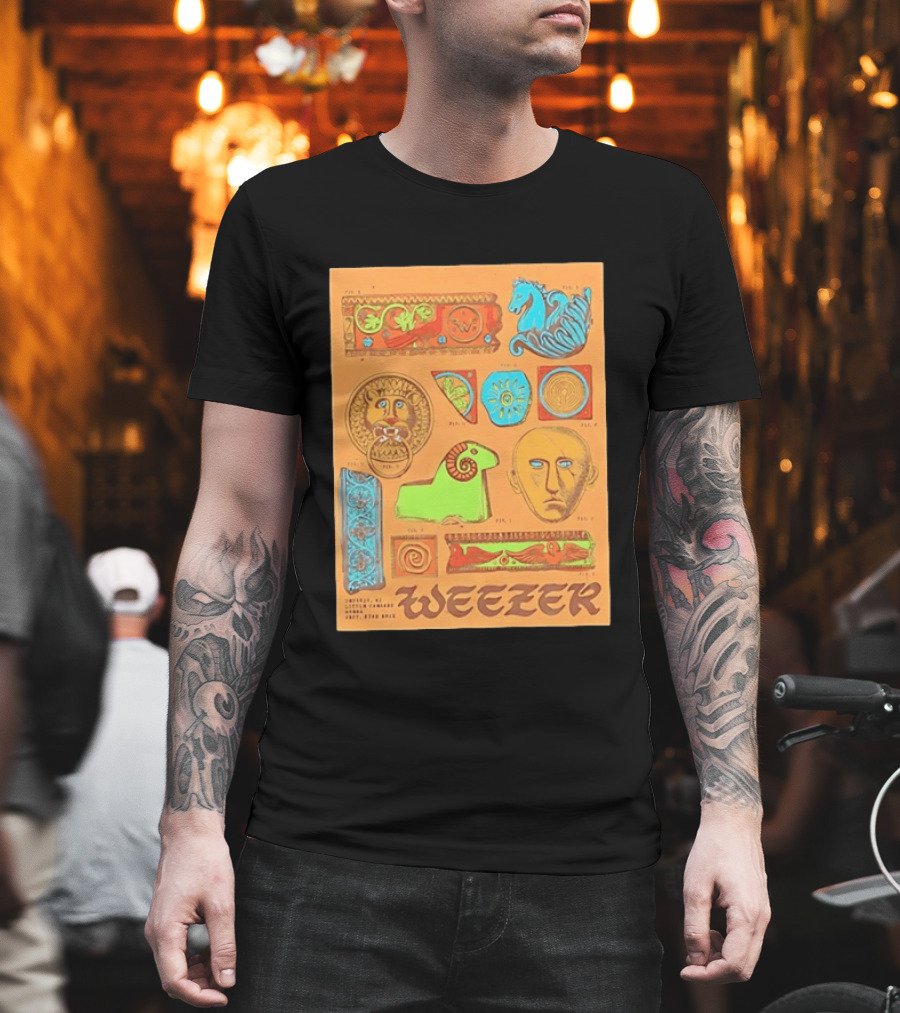 Weezer Detroit Little Caesars Arena September 27 2024 T-Shirt