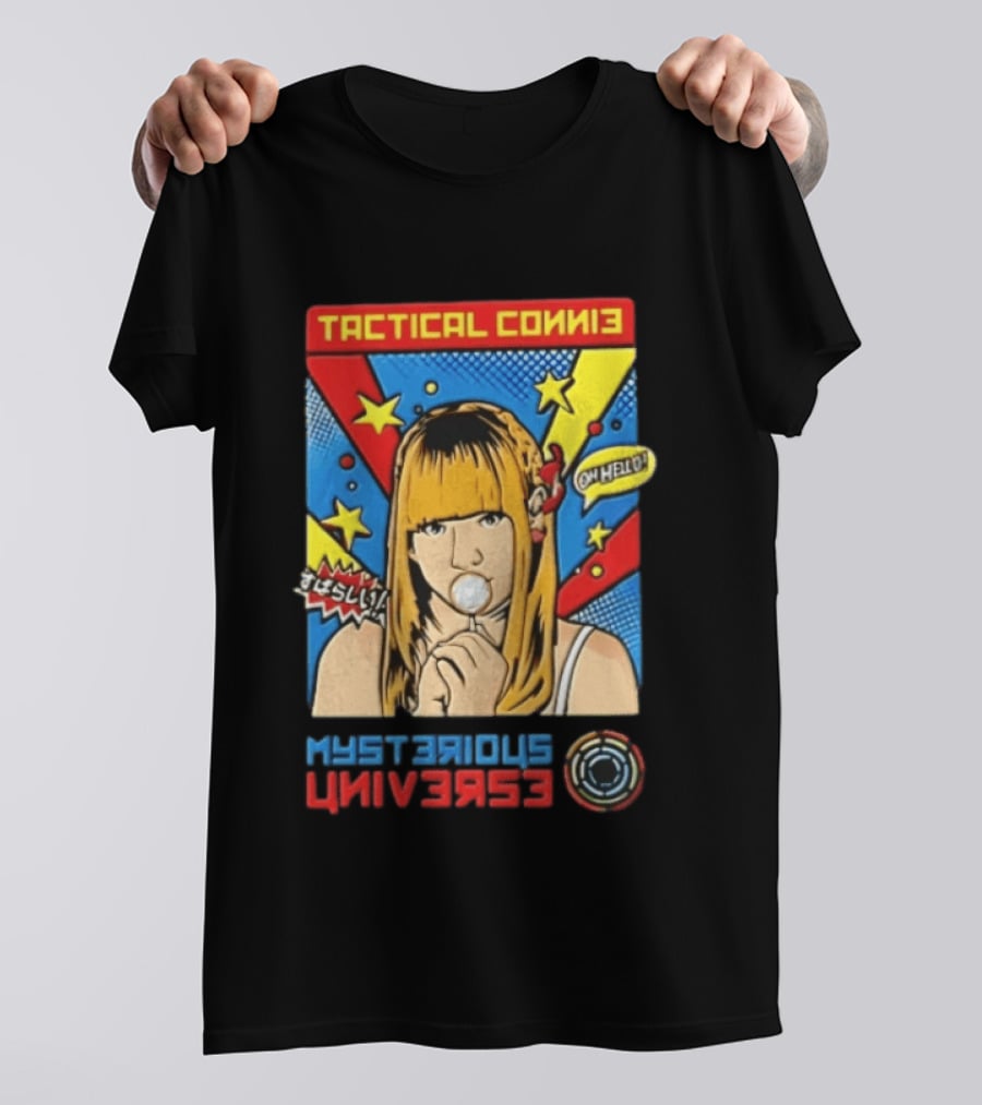 Tactical Connie Mysterious Universe Pop Art Comic T-Shirt