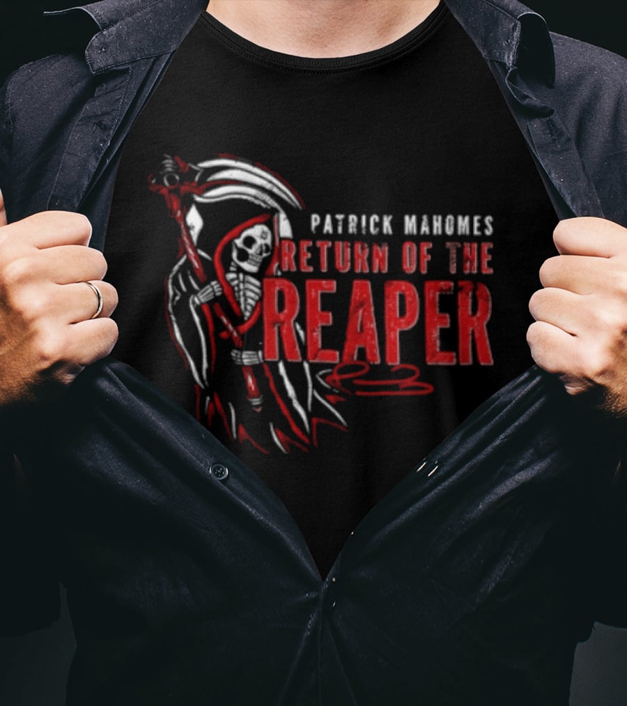 Patrick Mahomes Return Of The Reaper 15 Kansas City Chiefs Football T-Shirt