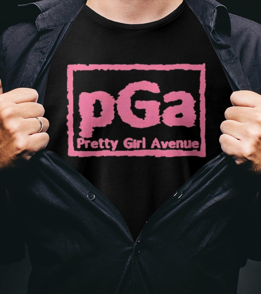 Pretty Girl Avenue PGa Fashion Brand Pink T-Shirt