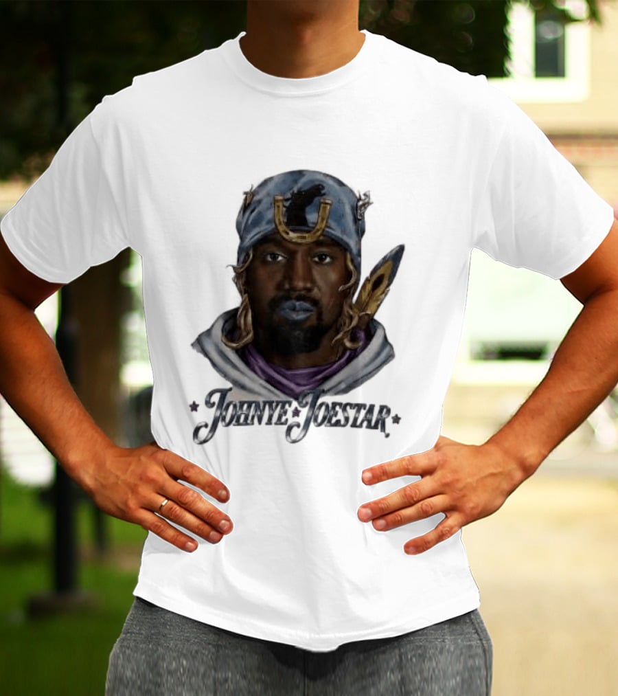 JOHN YE JOESTAR Anime Crossover Character Mashup T-Shirt