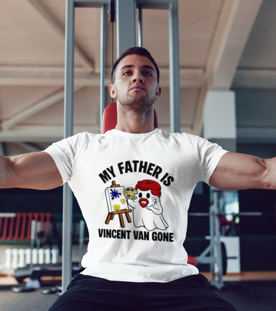 My Father Is Vincent Van Gone Ghost Palette Halloween T-Shirt