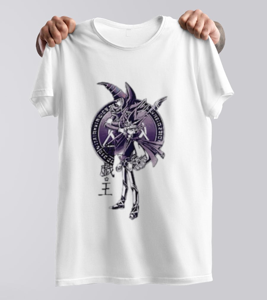 Yu Gi Oh Yami Yugi Dark Magician Spellcaster Symbol Anime T-Shirt