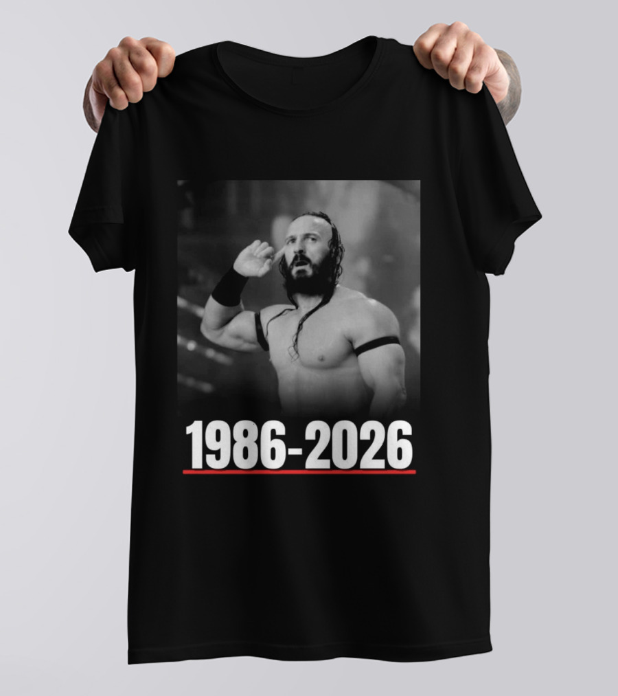 AEW Announced That Benjamin Satterley Known As Pac Passed Away 1986 2026 T-Shirt
