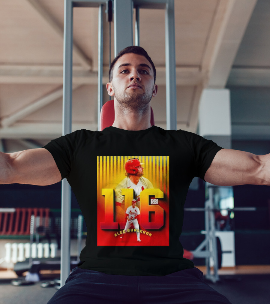 Alec Burleson 116 RBI St Louis Cardinals Baseball Highlights T-Shirt