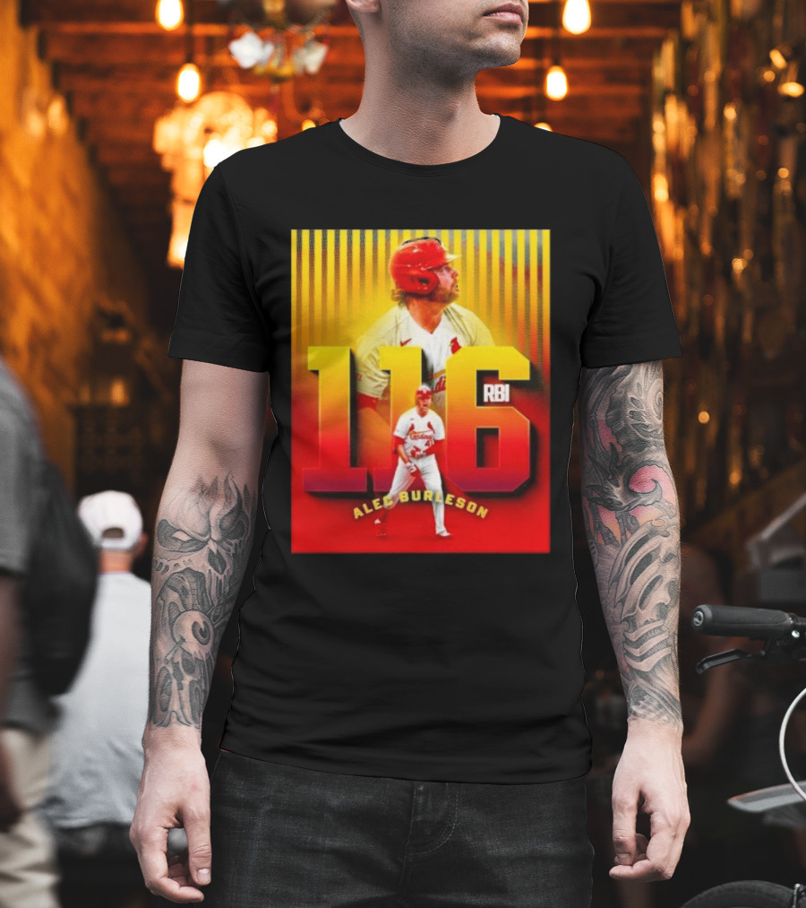 Alec Burleson 116 RBI St Louis Cardinals Baseball Highlights T-Shirt