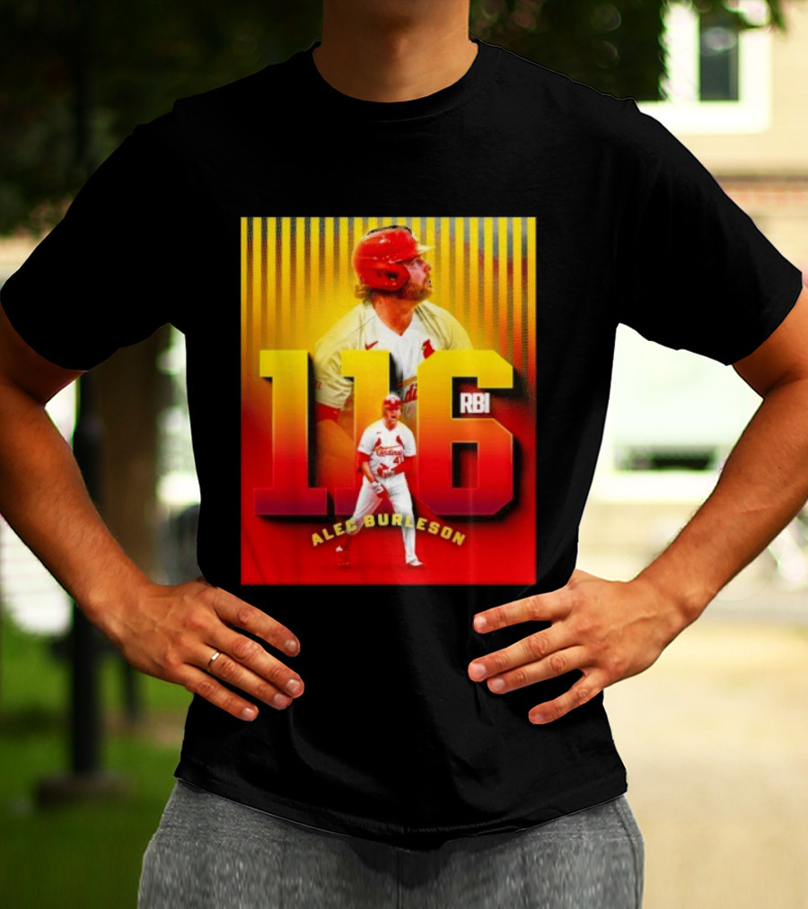 Alec Burleson 116 RBI St Louis Cardinals Baseball Highlights T-Shirt