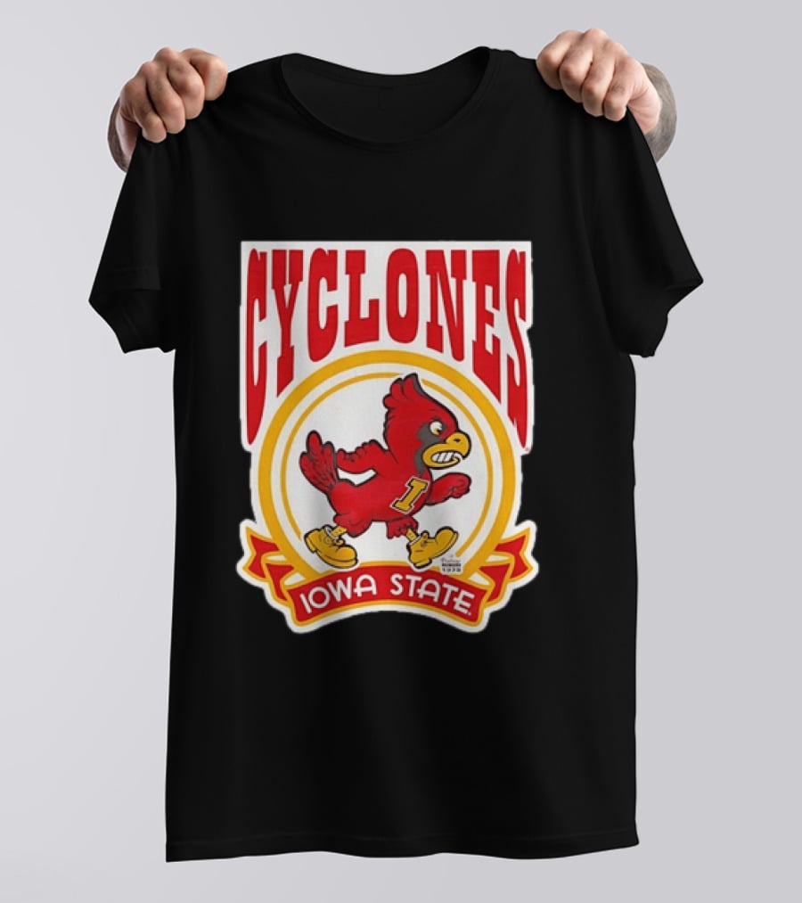 Iowa State Cyclones NCAA 1978 Mascot Bird T-Shirt