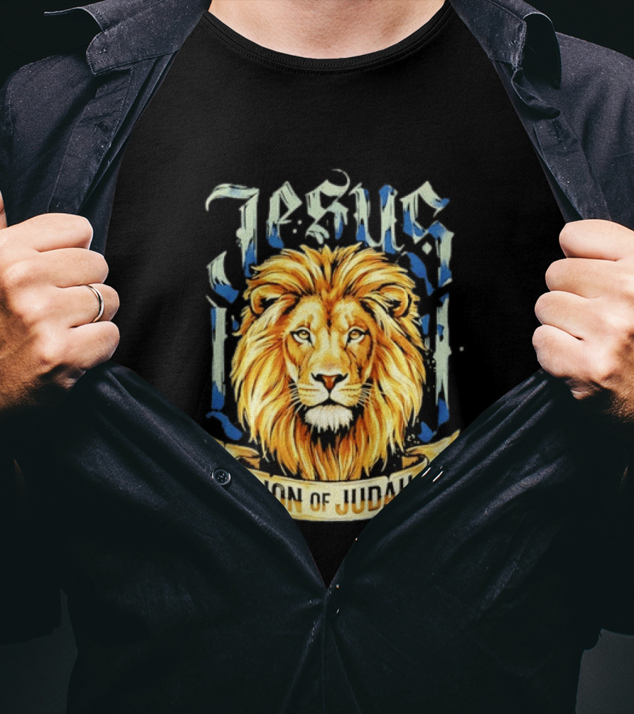 Jesus Lion Of Judah Christian Religious Symbol Powerful T-Shirt