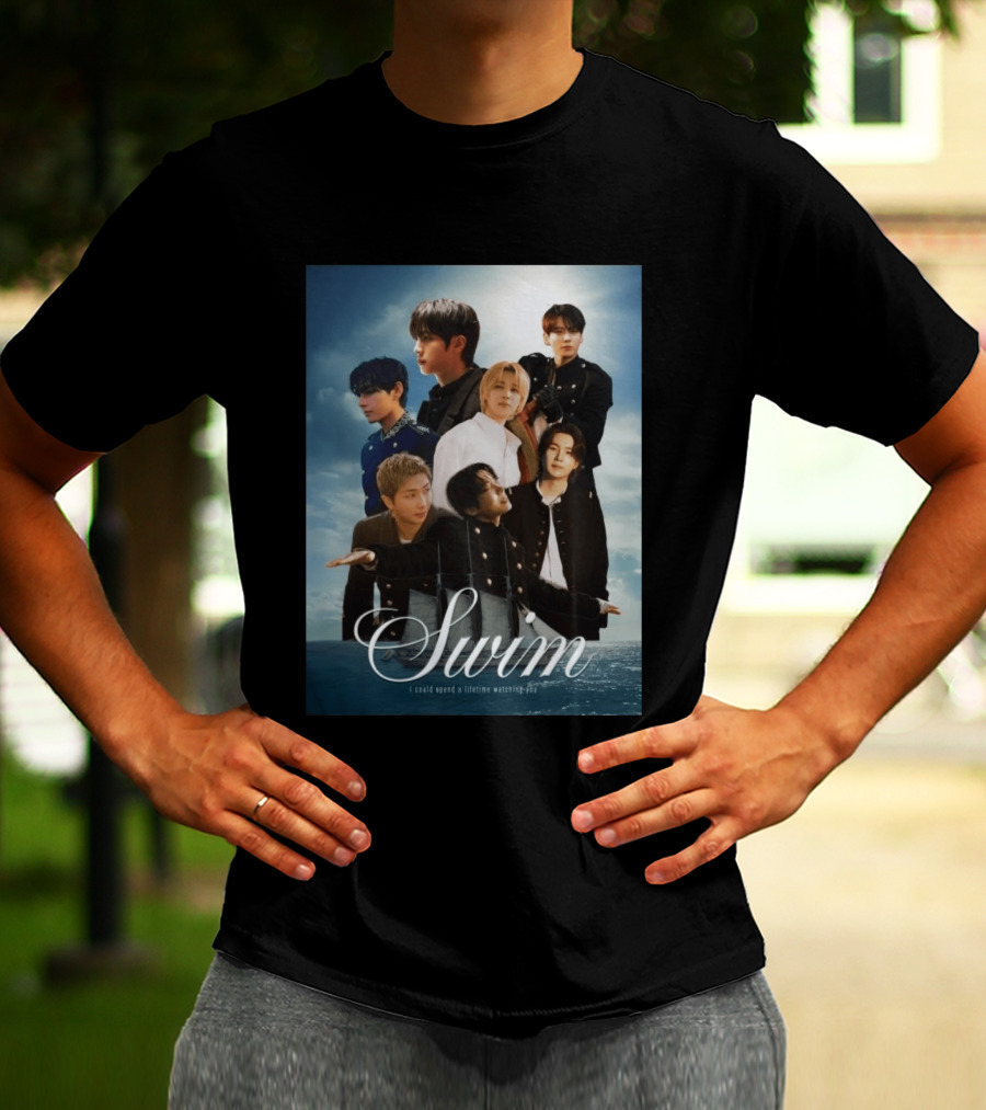 BTS Swim Song Of The Year VMAs Image With 'I Could Spend A Lifetime Ing You T-Shirt