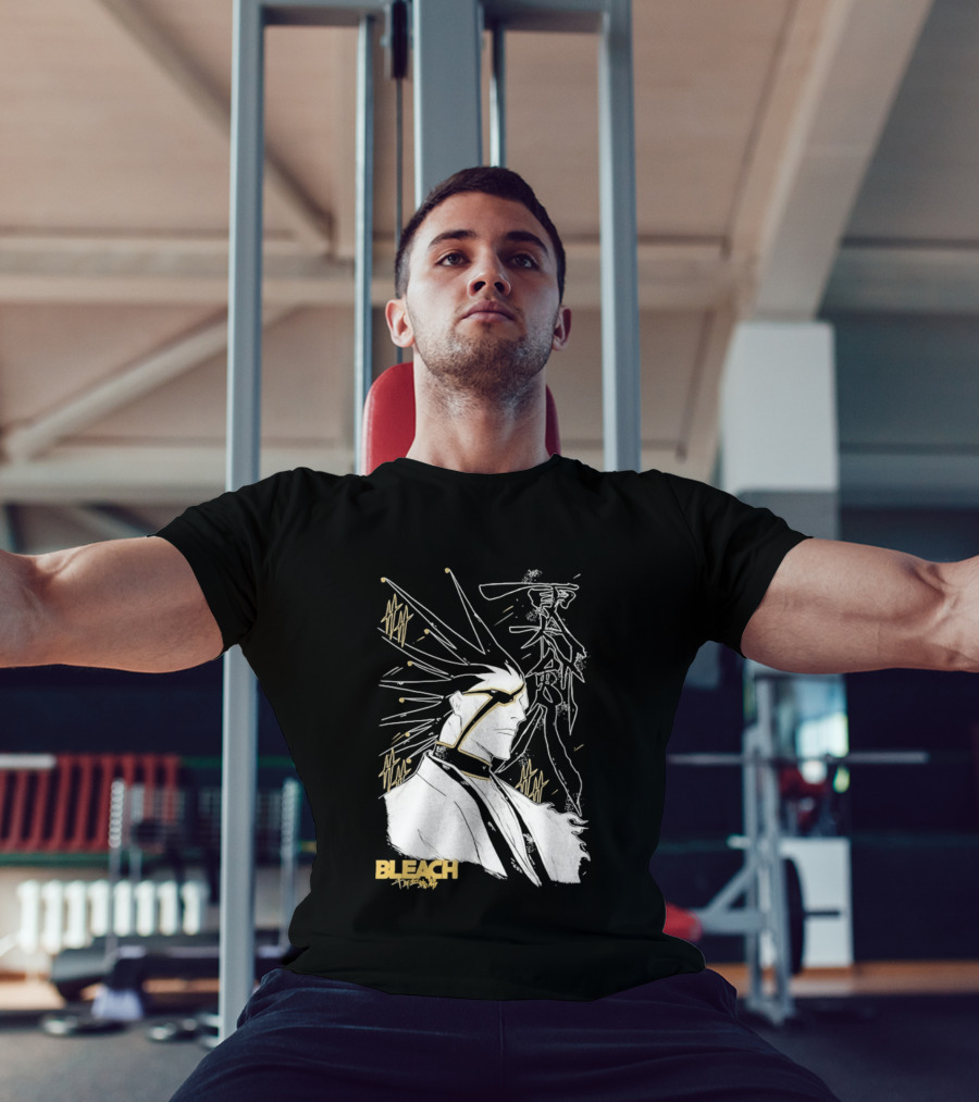 Kenpachi Zaraki Bleach Thousand Year Blood War Fan Art Character Sketch T-Shirt
