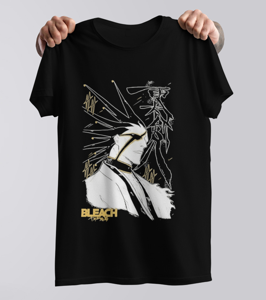 Kenpachi Zaraki Bleach Thousand Year Blood War Fan Art Character Sketch T-Shirt