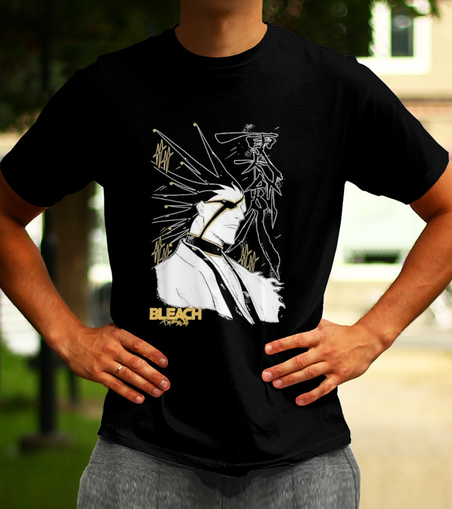 Kenpachi Zaraki Bleach Thousand Year Blood War Fan Art Character Sketch T-Shirt